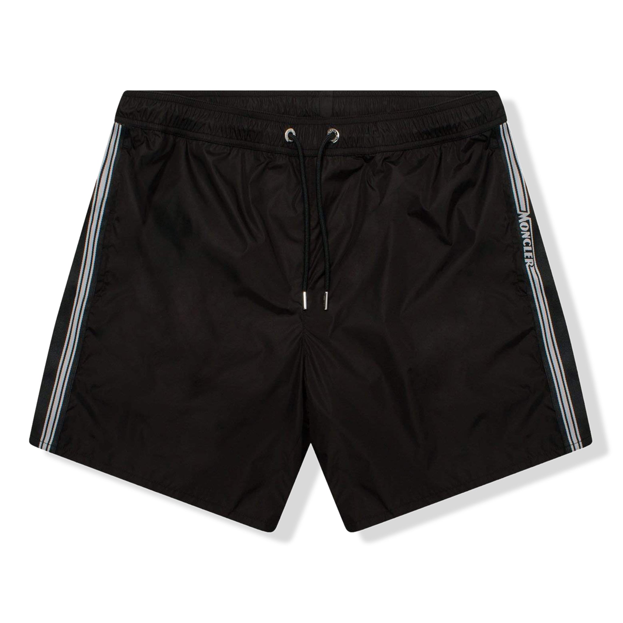 Image of Moncler Band Logo Black Swim Shorts